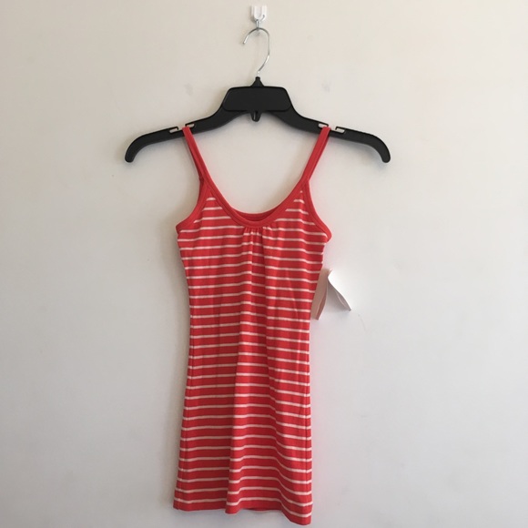 Banana Republic Coral & Cream Stripe Cami - Picture 2 of 3